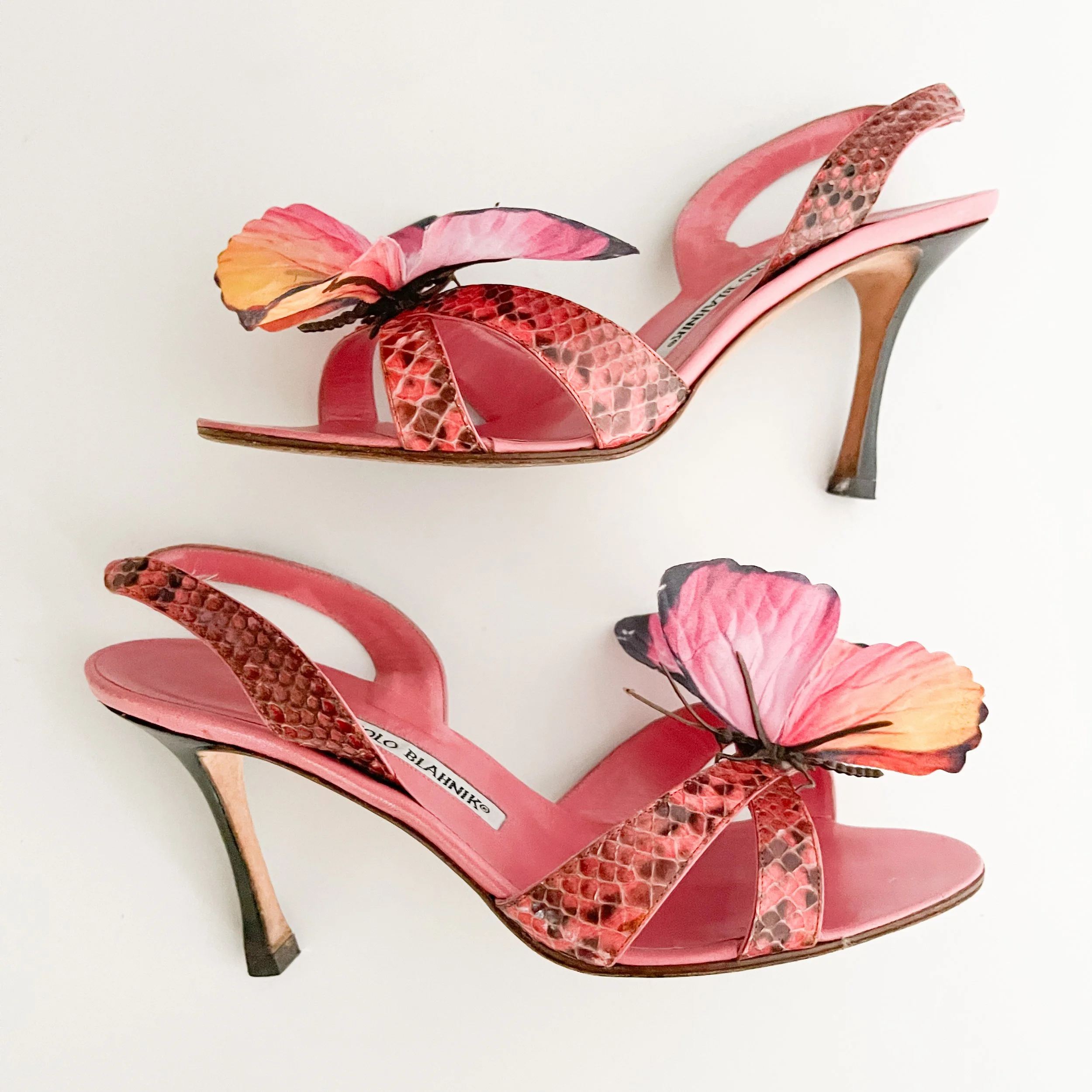 靴 Vintage Chanel Camellia Slingback 39 1/2 Vintage Chanel Camellia Slingback 39 1/2